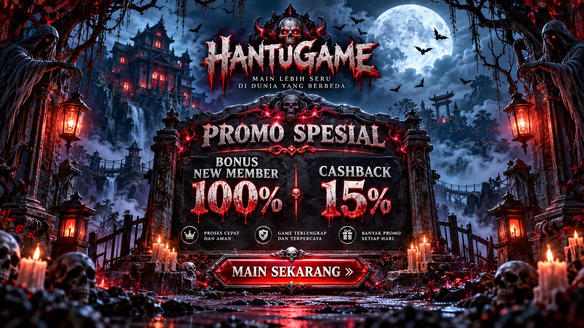 Banner HANTUGAME # Bonus New Member Slot Gacor Server Kamboja